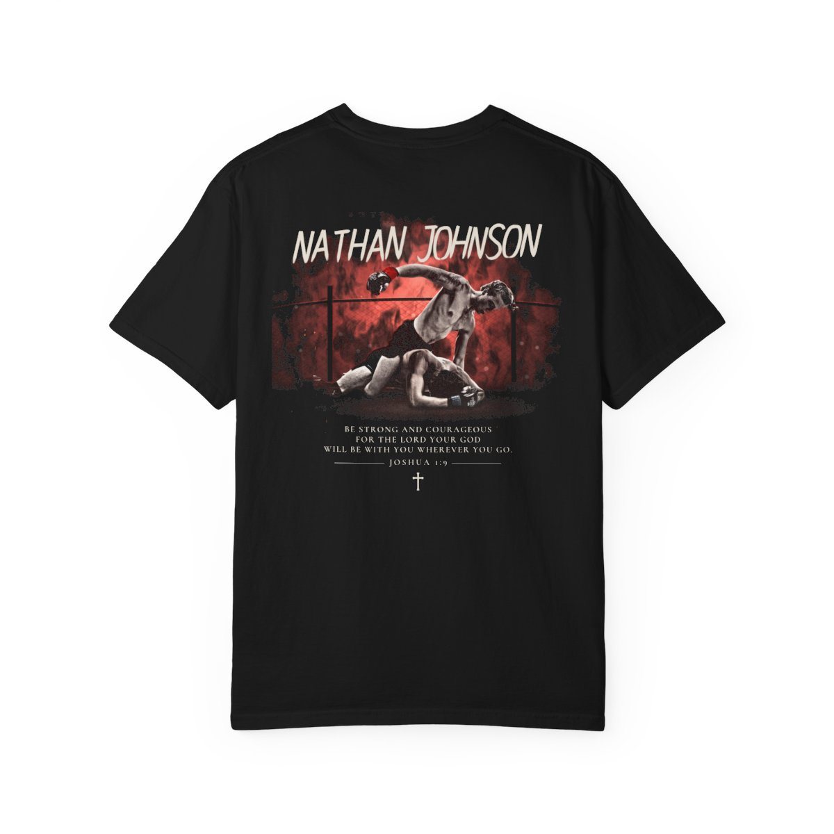Fighter Tee, back (mockup)